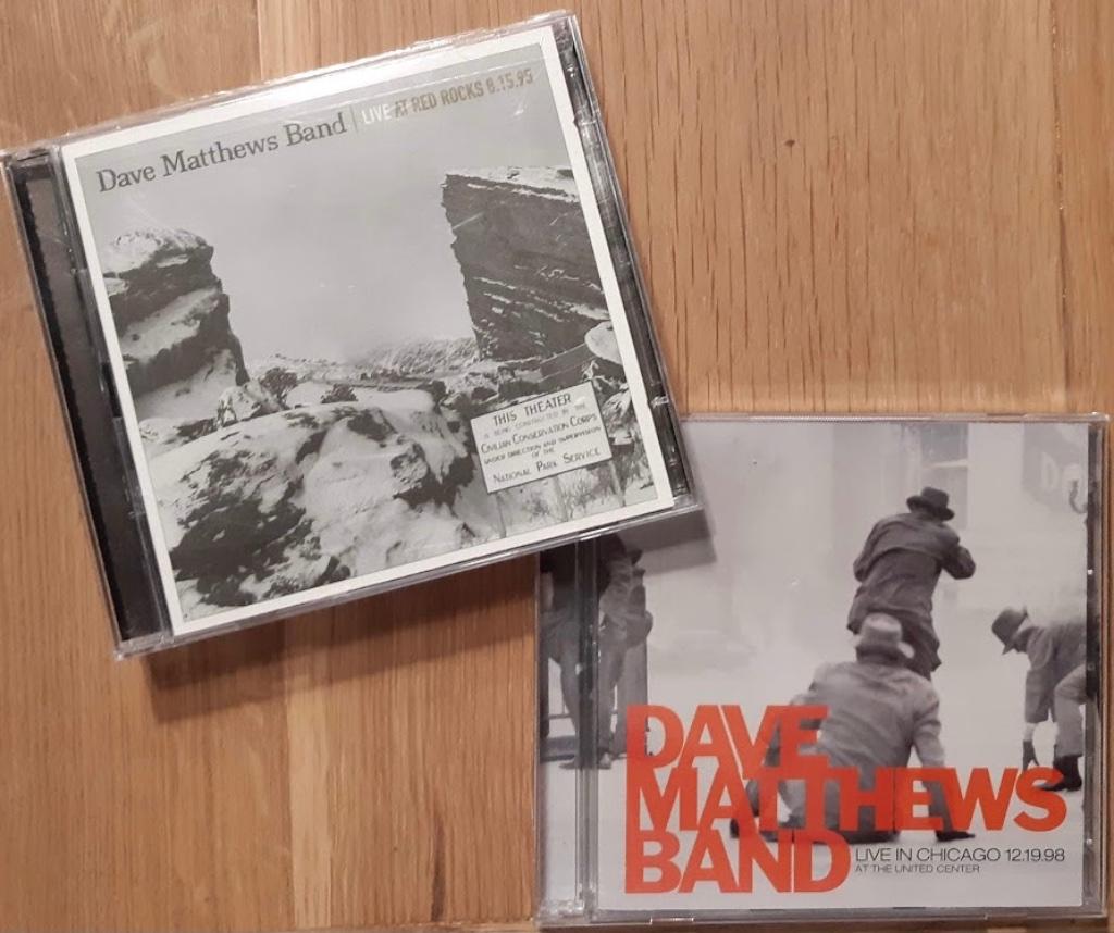 DAVE MATTHEWS BAND - Live Red rocks & Chicago (2x 2CD sets), Ophalen of Verzenden, Zo goed als nieuw, Poprock