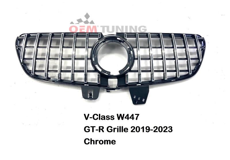 Mercedes-Benz V-Class W447| GT-R GRILLE | 2019 -2024 | Chrom, Voor, Mercedes-Benz, Nieuw, Ophalen of Verzenden