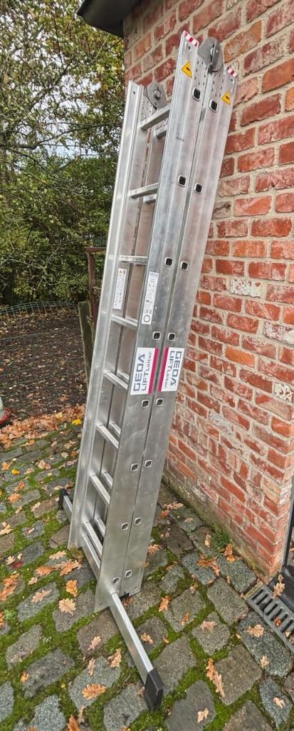 ladder GEDA voor accu ladderlift 4,5m, Doe-het-zelf en Bouw, Ophalen, Zo goed als nieuw, Ladder, Opvouwbaar of Inschuifbaar