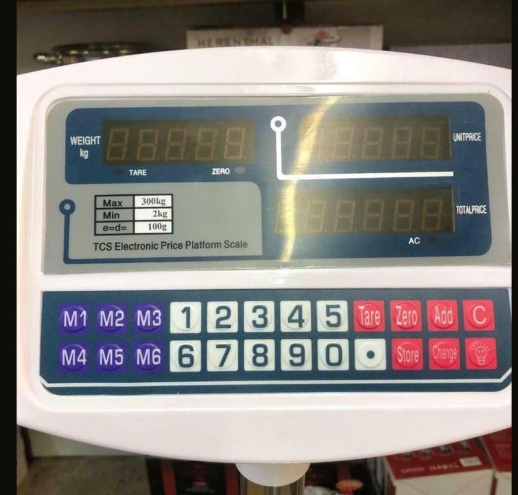 Digitale industrie weegschaal 150kg, Ophalen of Verzenden, Zo goed als nieuw