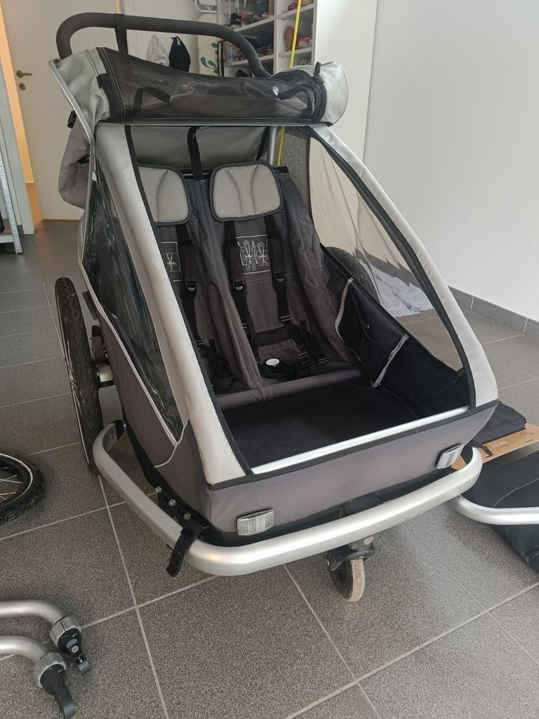 Croozer keekee 2 met veel accessoires - perfecte staat, Fietsen en Brommers, Ophalen, Opvouwbaar, Croozer, Zo goed als nieuw