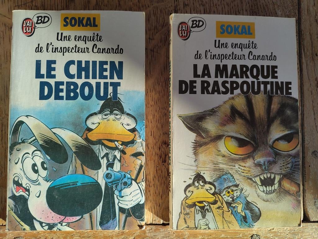 Inspecteur Canardo, Boeken, Ophalen
