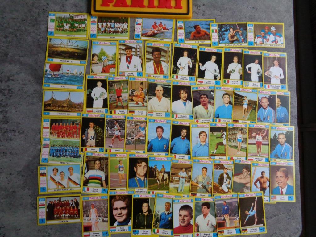 PANINI MUNCHEN 72 ANNO 1972 OLYMPISCHE SPELEN 59x, Verzenden