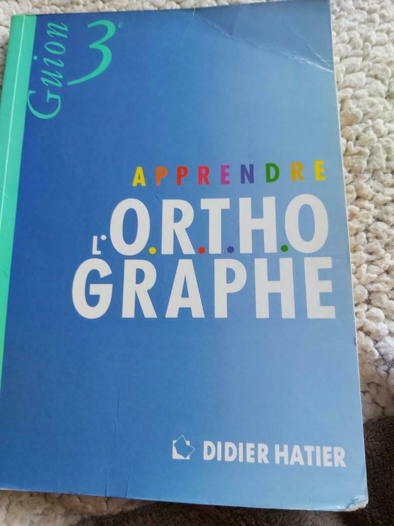 Apprendre l orthographe Didier Hatier, Enlèvement ou Envoi