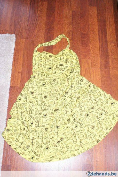robe fourgons, Neuf, Taille 38/40 (M), Jaune, Au-dessus du genou