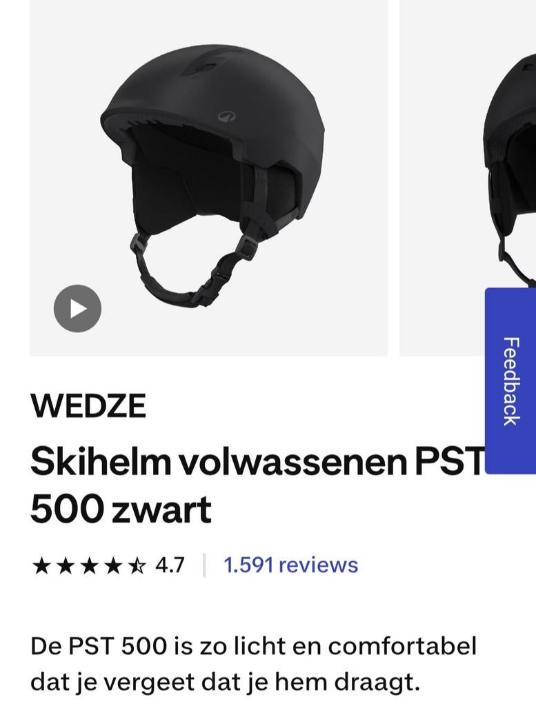 Wedze PST 500 skihelm, Sport en Fitness, Ophalen
