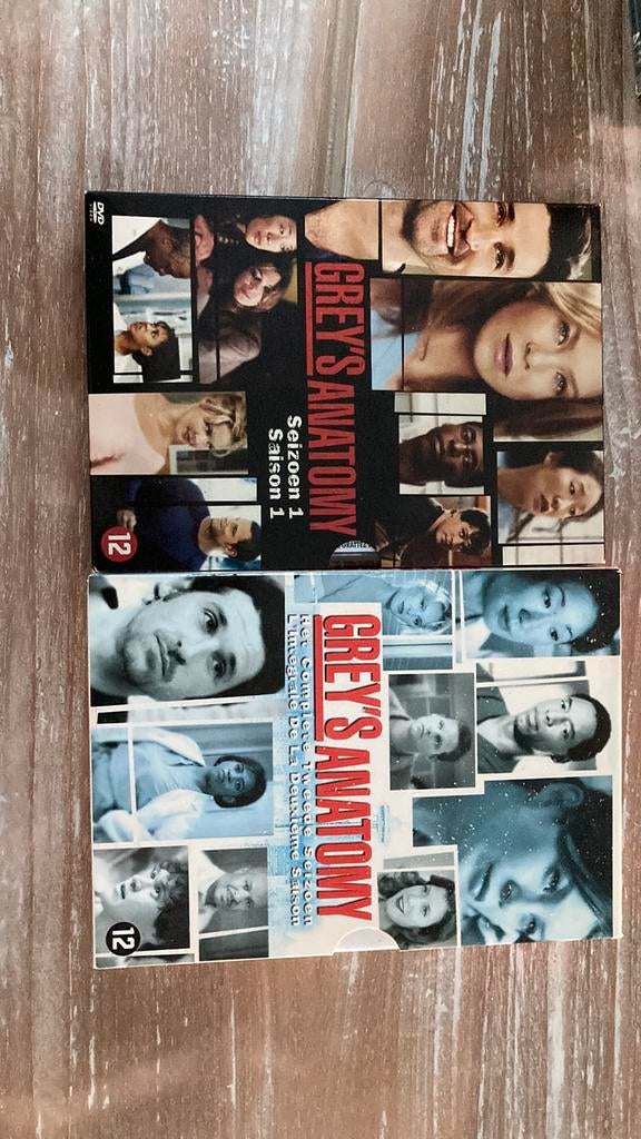 Grey’s anatomy seizoen 1 en 2, Vanaf 12 jaar, Ophalen of Verzenden, Zo goed als nieuw, Drama