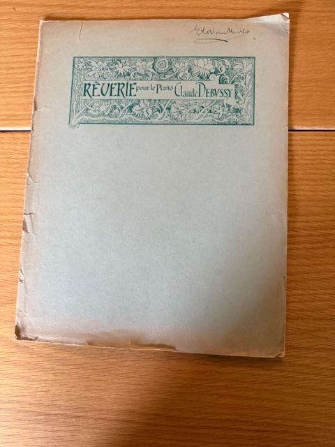 Claude Debussy — Rêverie (ancienne édition), Musique & Instruments, Enlèvement ou Envoi, Artiste ou Compositeur, Classique, Utilisé