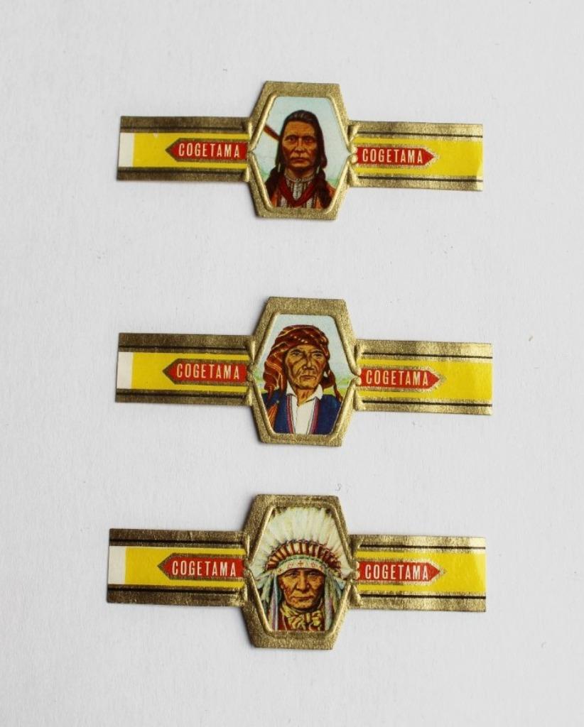 3 sigarenbanden cogetama, Verzamelen, Ophalen of Verzenden, Zo goed als nieuw, Sigarenbandjes