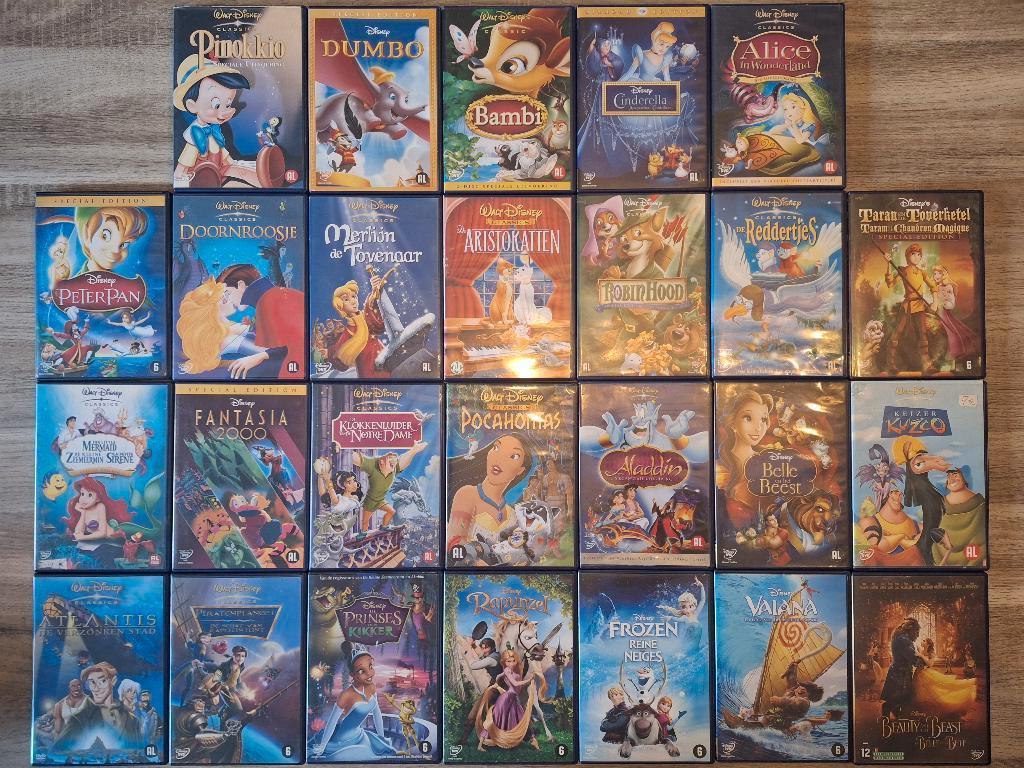 Selectie Disney en Pixar DVD/Blu-Ray films, Alle leeftijden, Ophalen, Gebruikt, Overige genres