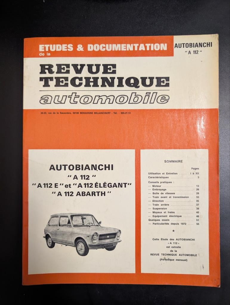 Autobianchi A 112 Autoreparatiehandleiding, Ophalen of Verzenden