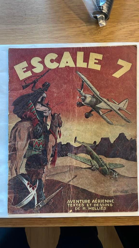 BD Escale 7 aventure aérienne R.Milliès 1948, Livres, Enlèvement ou Envoi, Utilisé
