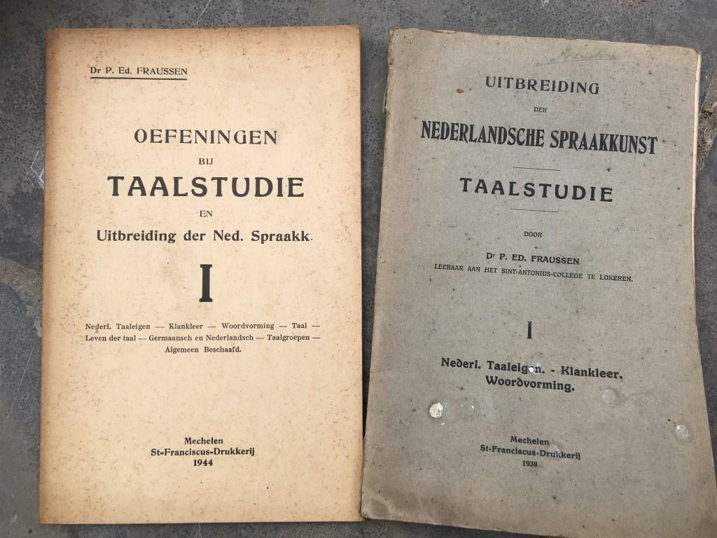 Uitbreiding der Nederlandse spraakkunst - Fraussen - 1938, Ophalen of Verzenden