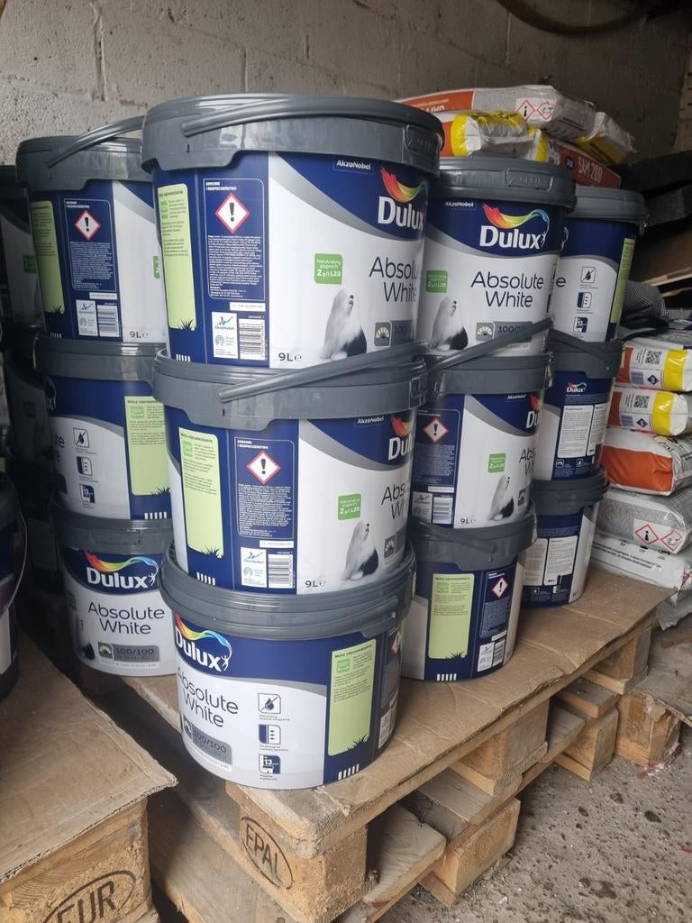 Peinture blanche mate 9L, primaire ( sous-couche), Blanc, Peinture