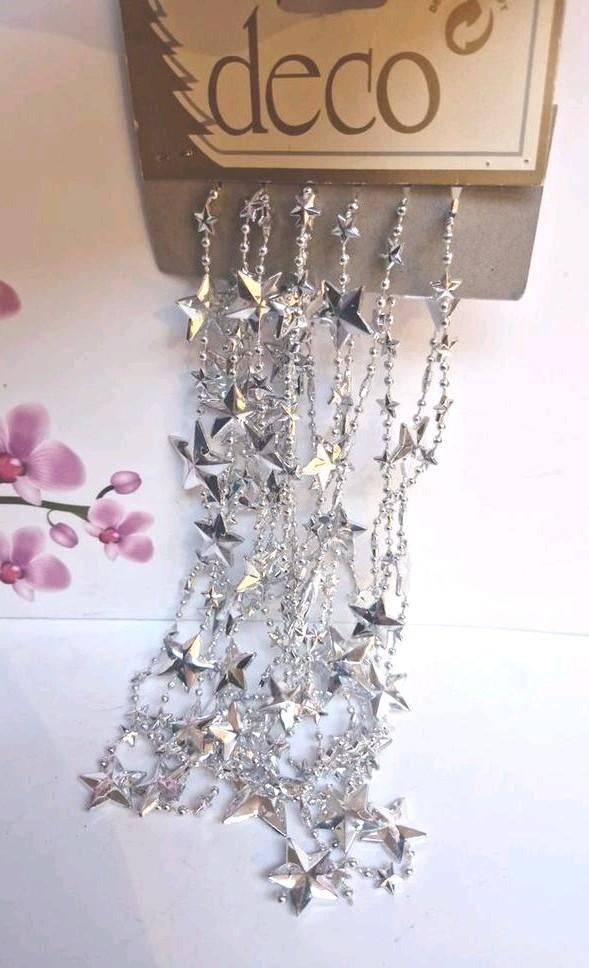 🎄 Kralenketting Sterretjes, Diversen, Kerst, Nieuw, Ophalen of Verzenden