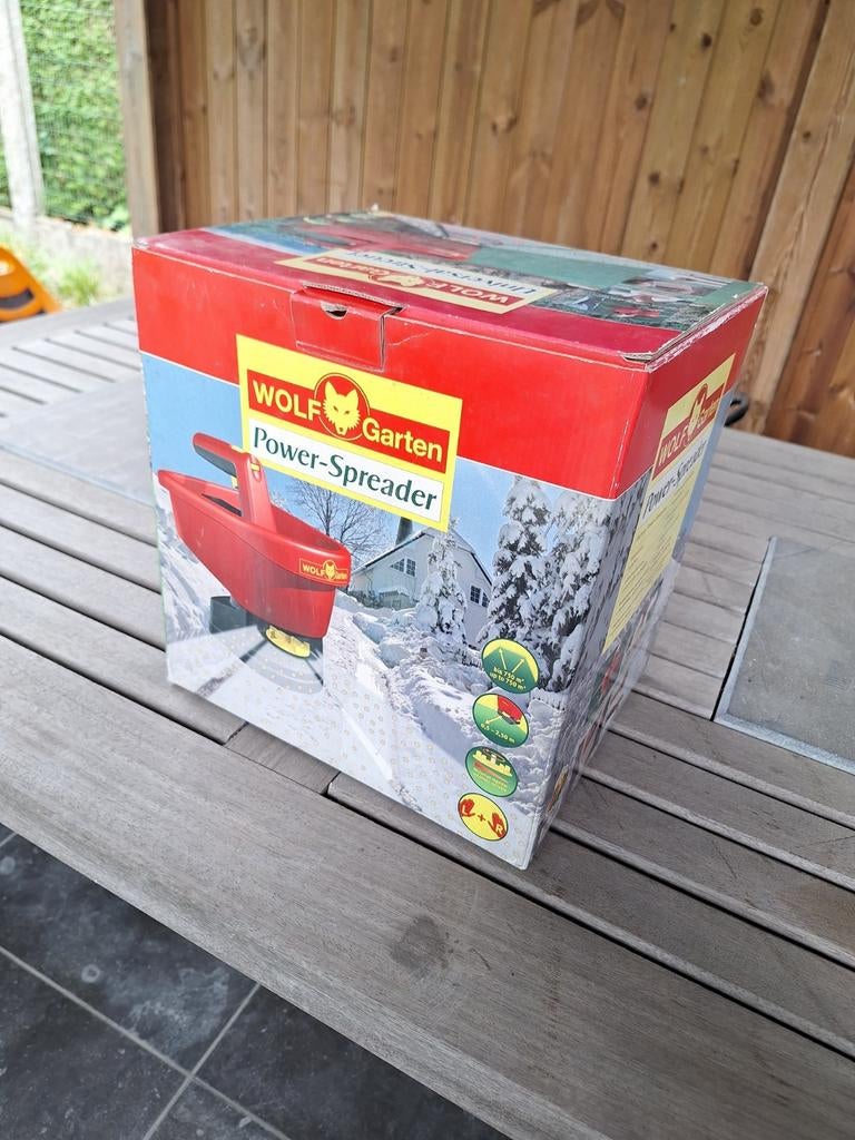 Universele strooier op batterijen, Tuin en Terras, Ophalen, Zo goed als nieuw