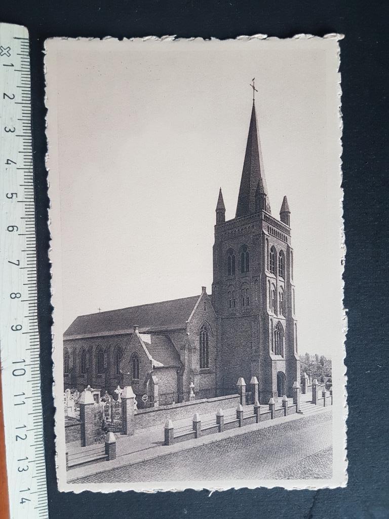 Postkaart Westrosebeke West-Rozebeke Kerk, Verzenden, 1920 tot 1940, Ongelopen, West-Vlaanderen