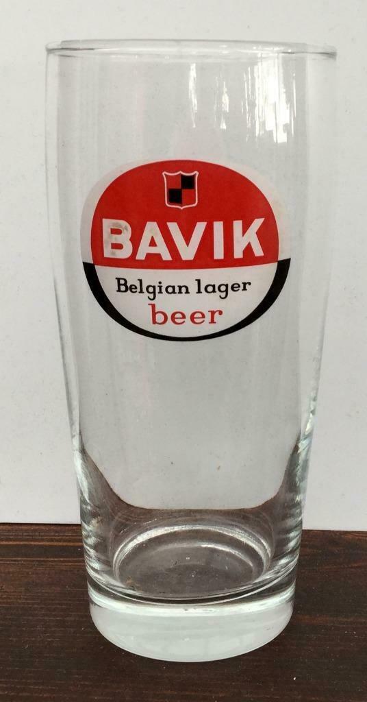 bier brouwerij glas Bavik Bavikhove Belgian lager beer, Verzamelen, Ophalen of Verzenden, Zo goed als nieuw