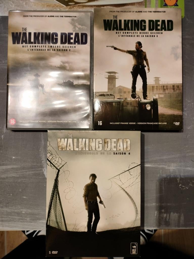 DVD The walking dead saison 2, 3 et 4, Ophalen of Verzenden, Zo goed als nieuw