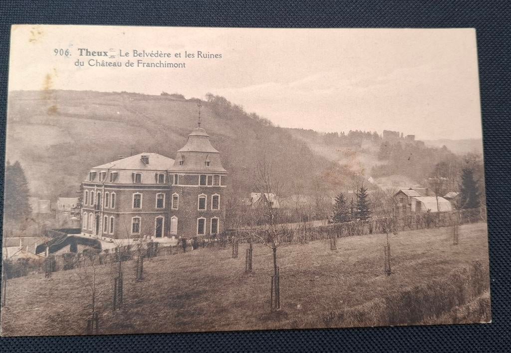 Theux, le Belvédère et les ruines du Château de Franchimont, Enlèvement ou Envoi, Affranchie, Liège
