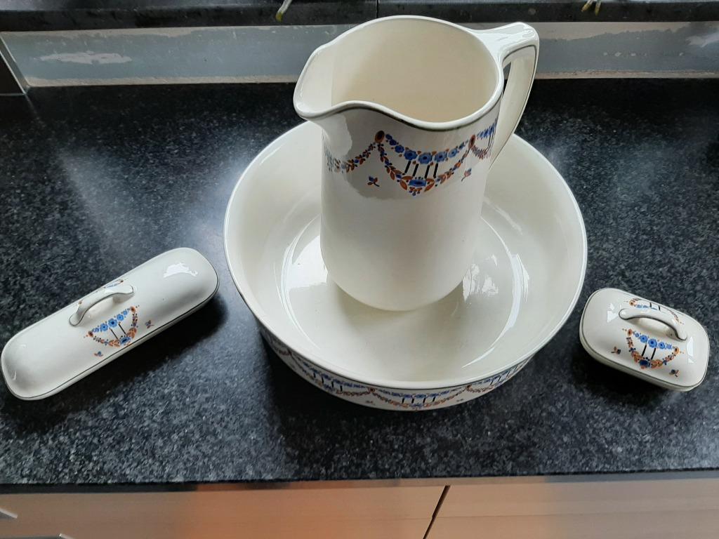 Antieke wastuil en toebehoren, Ophalen of Verzenden