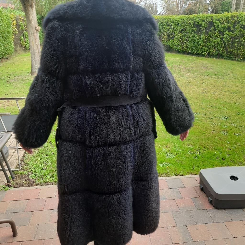 BALMAIN FOURRURES*LANGE BONTJAS OPPOSUM*mt.36/38*BLAUW*, Kleding | Dames, Ophalen, Blauw, BALMAIN, Zo goed als nieuw