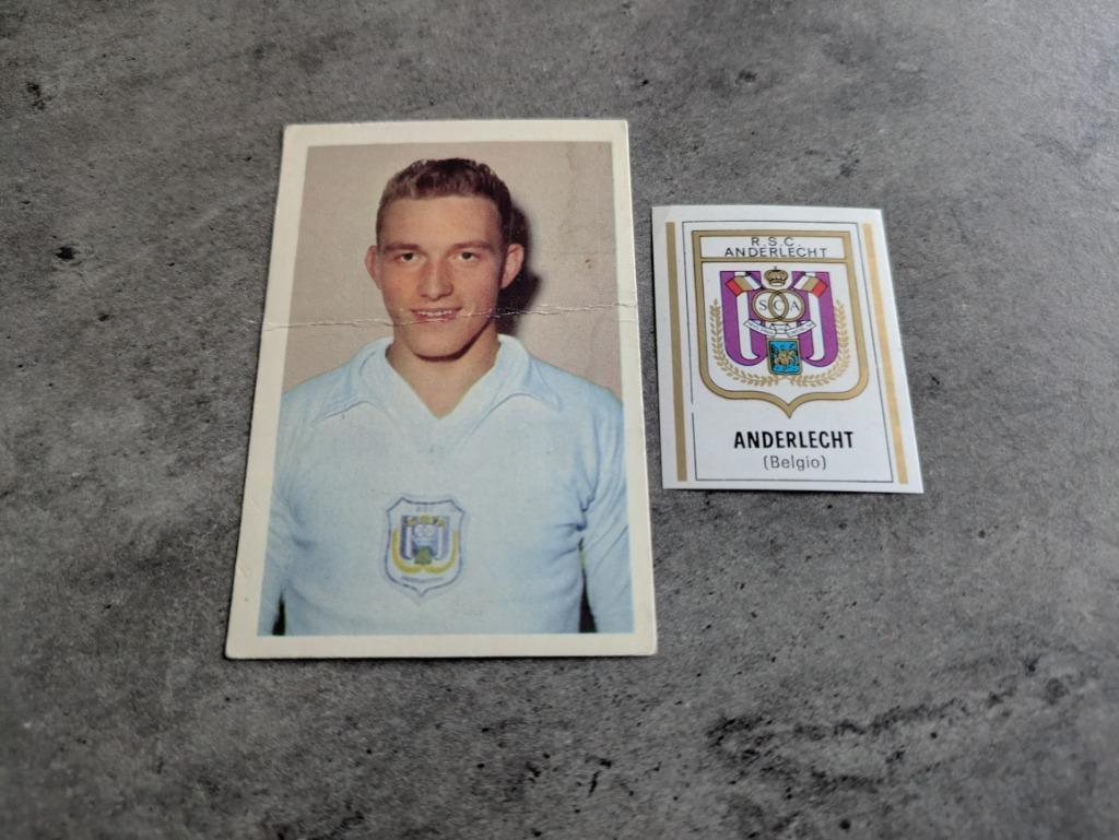 VOETBAL ANDERLECHT VAN HIMST 1962 & LOGO embleem, Verzamelen, Verzenden