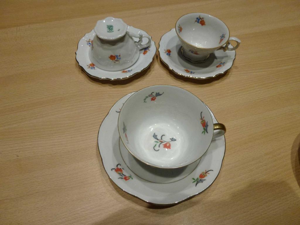 vaisselle BAVARIA 3 pc + 2 MUG + 1 coupelle, Enlèvement ou Envoi, Neuf, Porcelaine, Tasse(s) et/ou soucoupe(s)