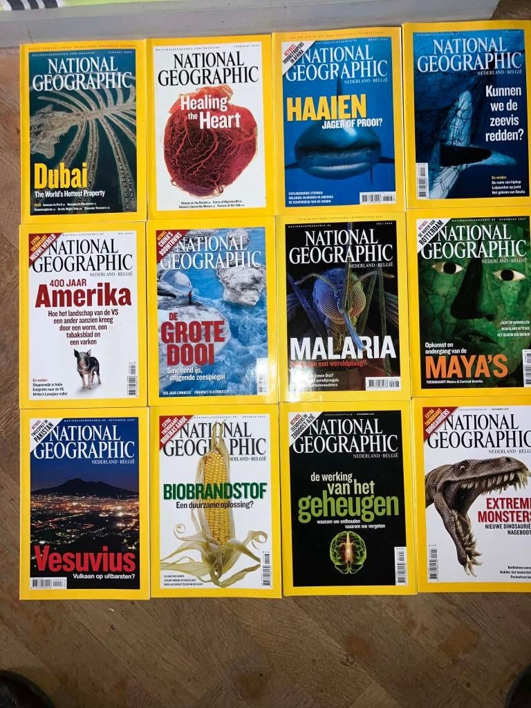 National Geographic - 2007 - volledige jaargang !, Boeken, Ophalen of Verzenden, Zo goed als nieuw, Wetenschap en Natuur