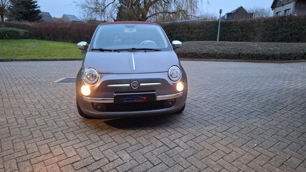 12M garantie/1steHands/Fiat 500C Cabrio/2014/98900/1.2i/€-6b, Autos, Fiat, Argent ou Gris, Achat, Euro 6, Entreprise