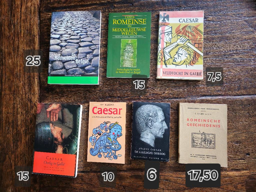 Romeinen - Julius Caesar - Belgie - Wegen, Ophalen of Verzenden, Gelezen