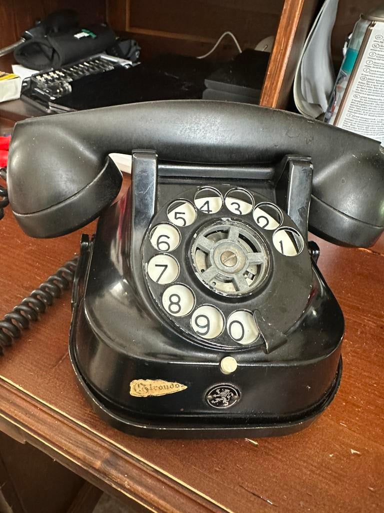 Téléphone a cadran, Enlèvement ou Envoi, Utilisé, Avec cadran rotatif