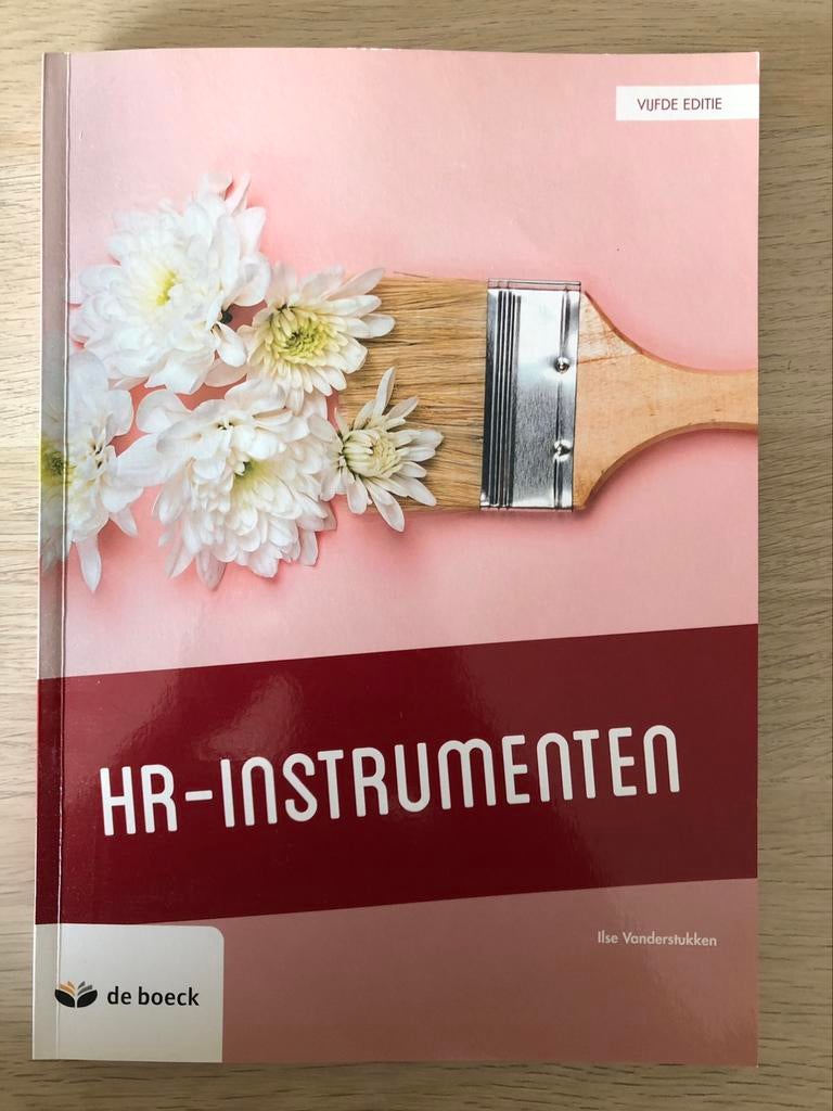 HR-instrumenten, Ophalen, Zo goed als nieuw, Hogeschool, De Boeck