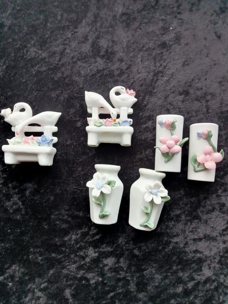 Mini beeldjes vaasjes en diertjes, Enlèvement ou Envoi, Utilisé