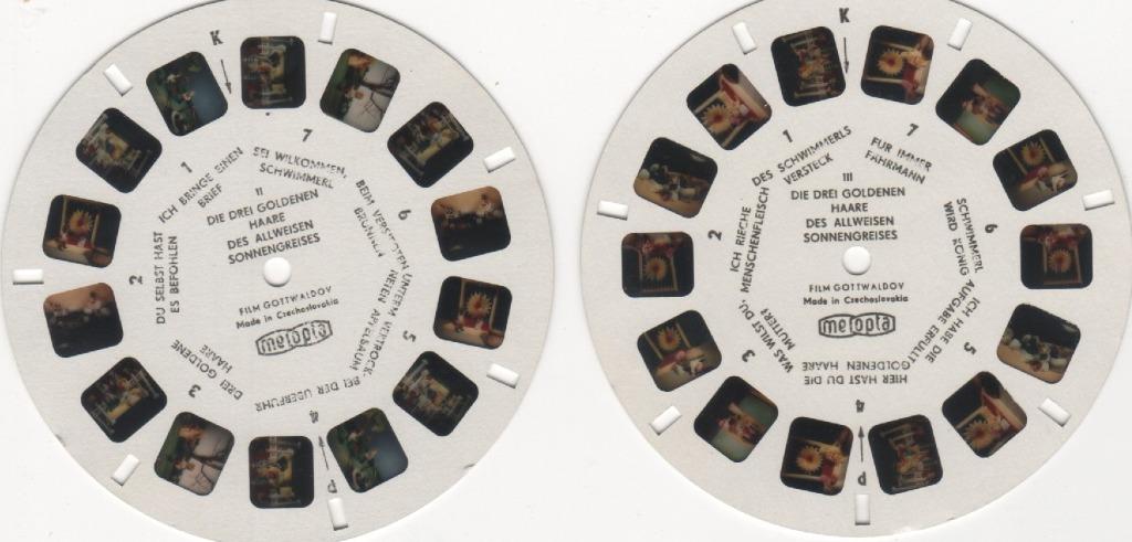 View-master De drie gouden haren van de duivel Meopta, Ophalen of Verzenden