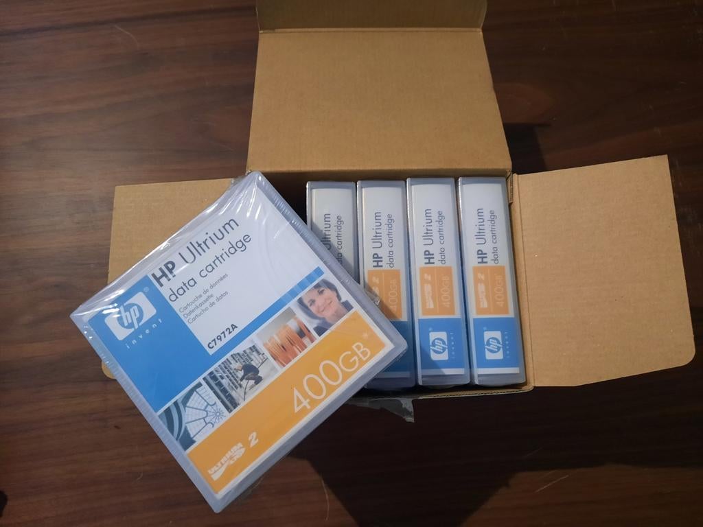 HP Ultrium Data Catridges 400 GB, Ophalen of Verzenden, Zo goed als nieuw
