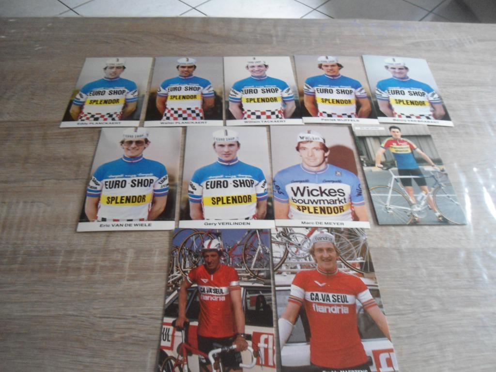 Set van 11 nieuwe kaarten van Old Professional Cyclists, Sport en Fitness, Wielrennen, Zo goed als nieuw, Overige typen, Ophalen of Verzenden