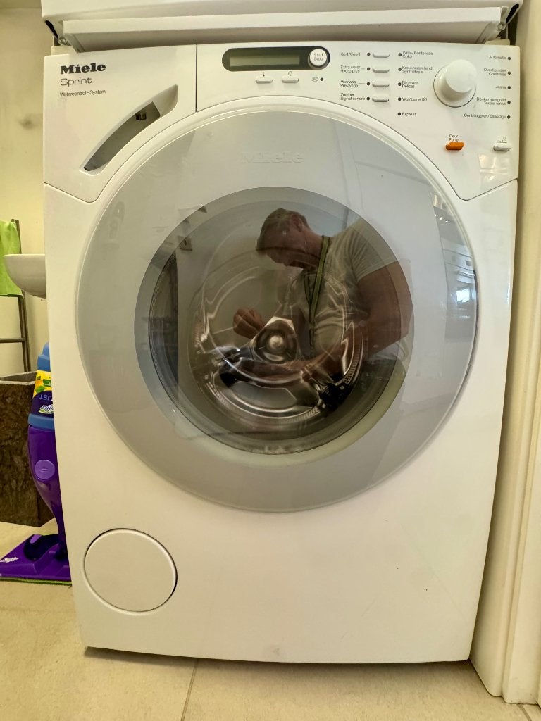 Wasmachine Miele W1512 Sprint, Ophalen, Gebruikt, Minder dan 85 cm, Handwasprogramma