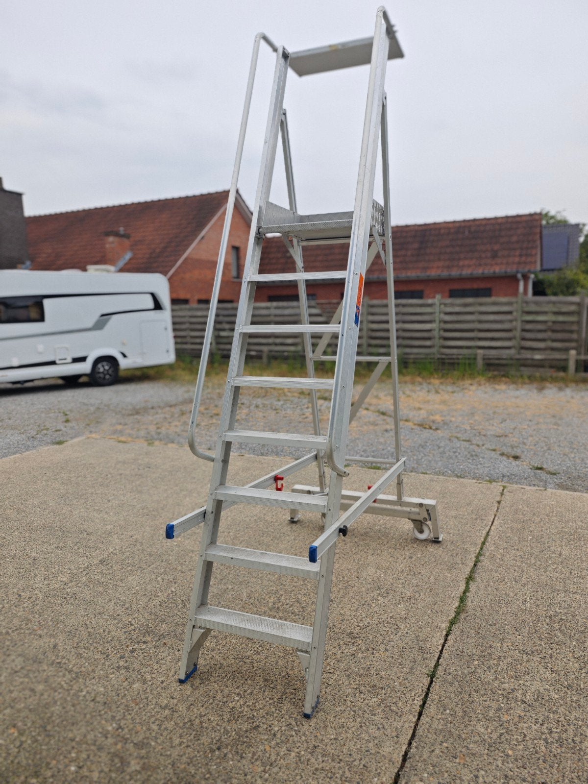 Altus bordestrap niet plooibaar - 8 treden, Ophalen, Trap