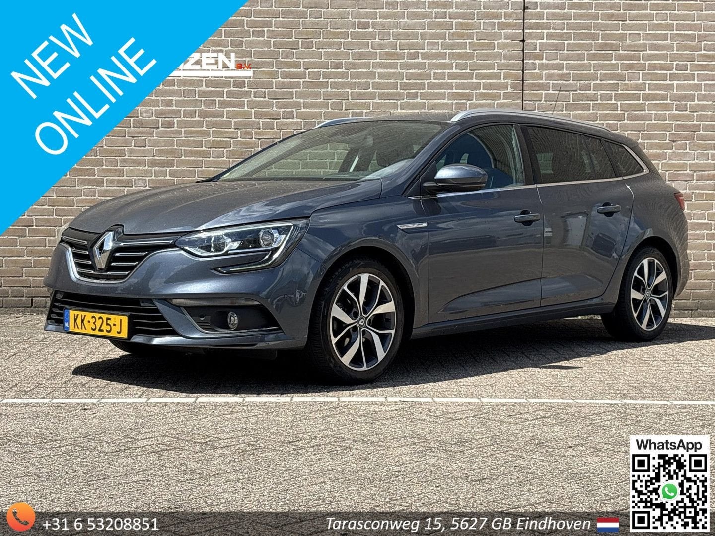 Renault Megane Estate 1.5 dCi Bose | Navi | Climate | Cruise, Parkeersensor, Bedrijf, Zilver of Grijs, 95 g/km