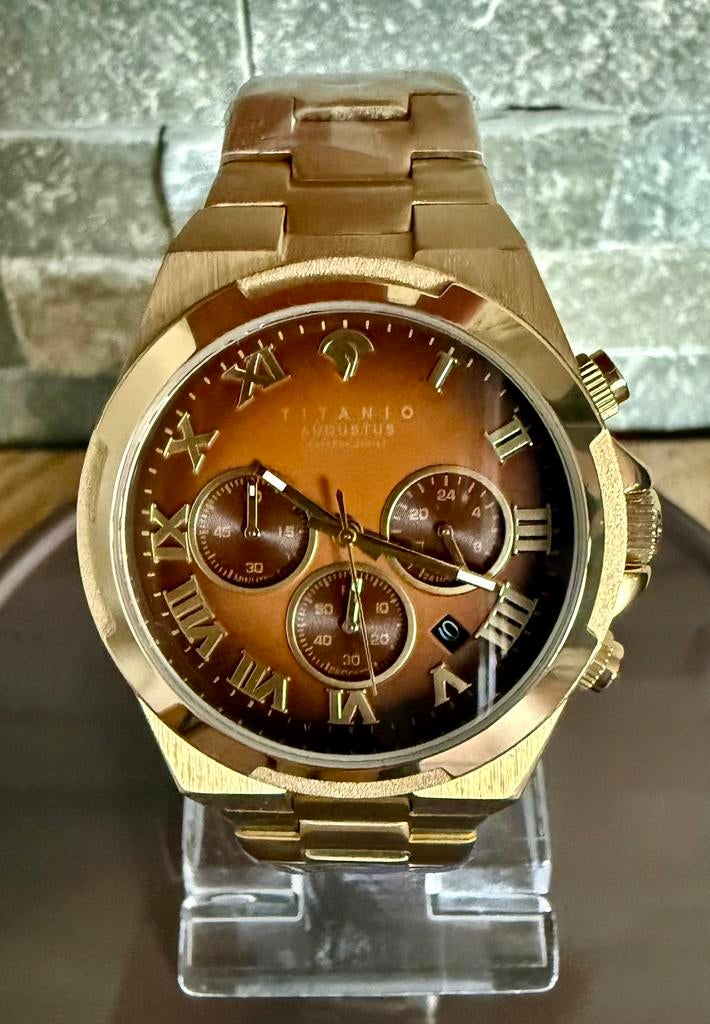 TITANIO AUGUSTUS SPORT CHRONO TWV499€! 💯%NIEUW, Ophalen of Verzenden, Nieuw
