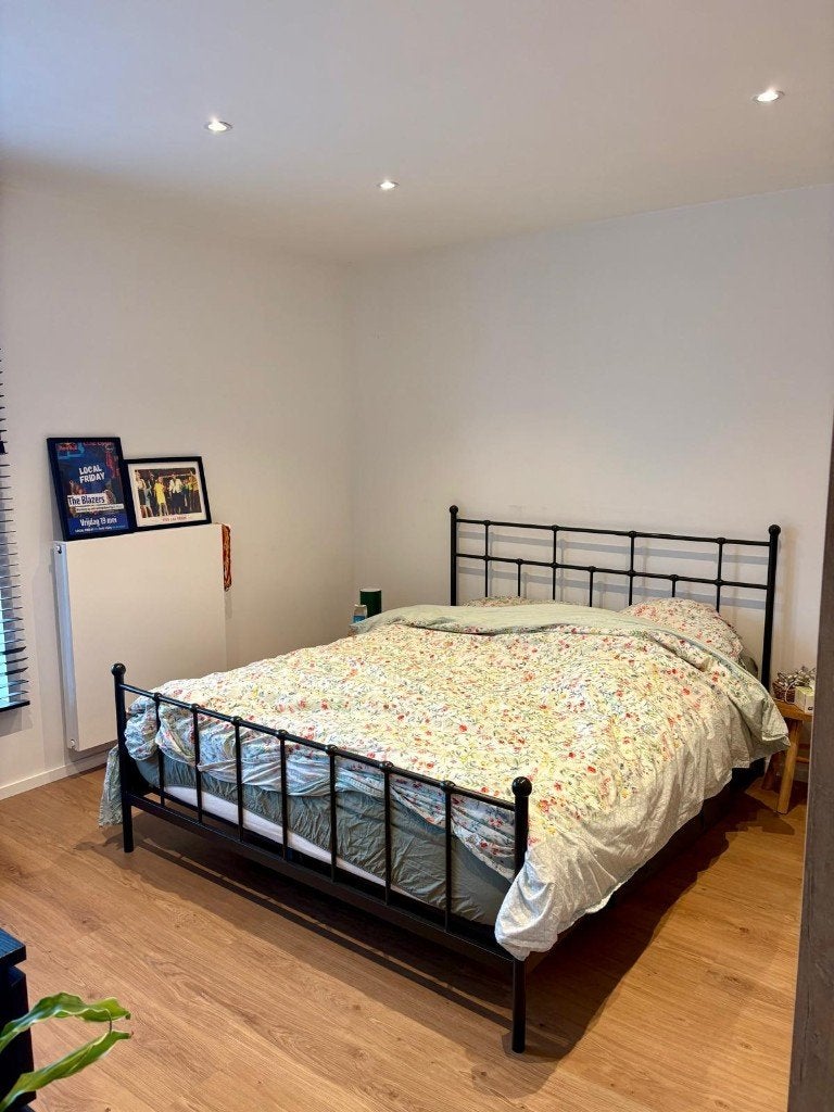 Tweepersoonsbed 160 x 200 met lattenbodem, Huis en Inrichting, Slaapkamer | Bedden, Ophalen, Verstelbaar, Zwart, Tweepersoons