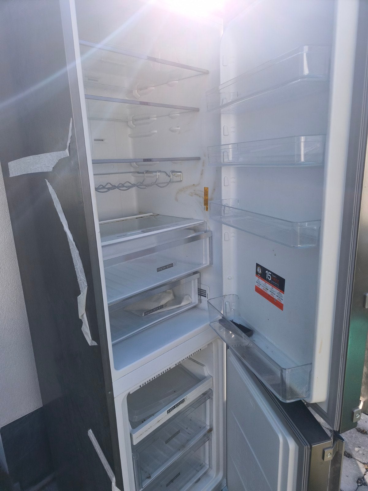Whirlpool W7 9210 OX H Koel-vriescombinatie no frost, Ophalen