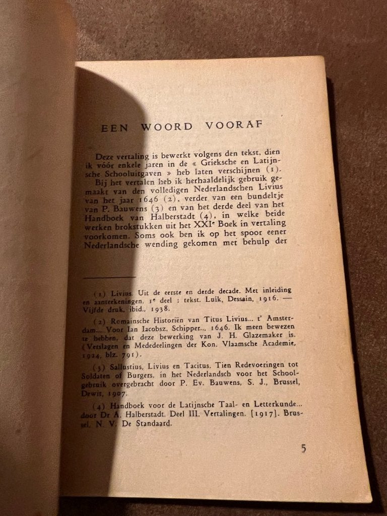 De oorlog tegen Hannibal - Livius XXIe boek : Van Saguntum t, Gelezen, België, Livius, Ophalen of Verzenden