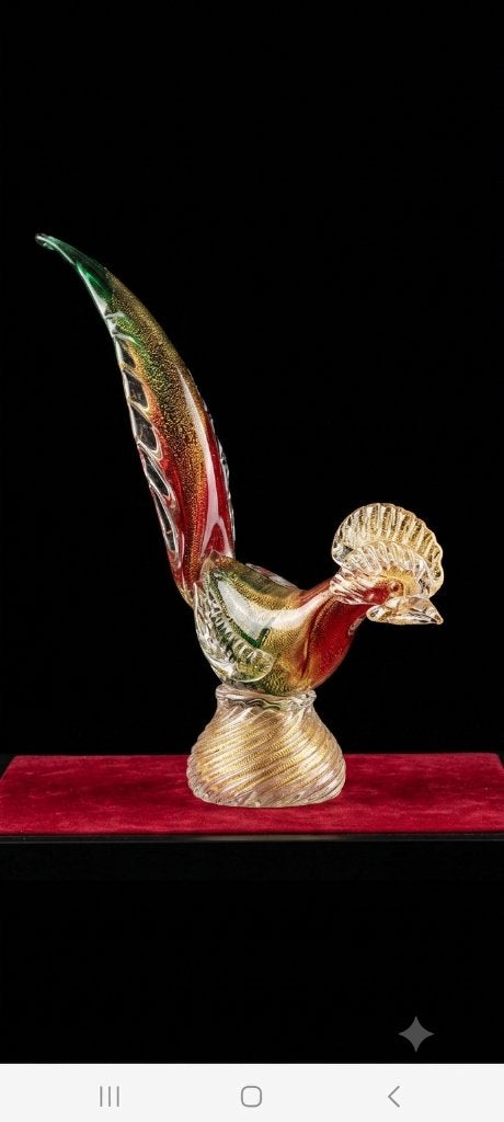 Oiseau exotiques murano, Enlèvement
