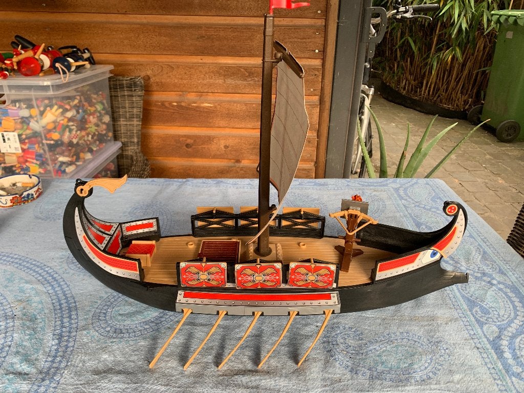 PLAYMOBIL: ROMEINS GALIOENSCHIP, Kinderen en Baby's, Speelgoed | Playmobil, Losse onderdelen, Zo goed als nieuw, Boot/Schip, Historisch