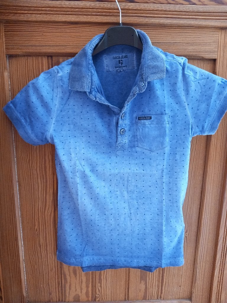 GARCIA - polo coton - courtes manches - taille 8 ans, Envoi, Comme neuf, Garcia, Garçon