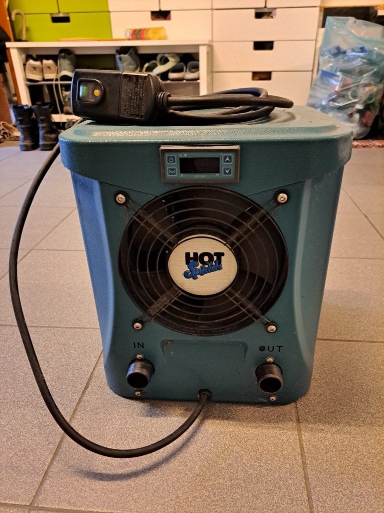 Warmtepomp zwembad 2,4Kw, Ophalen, Gebruikt, Verwarming
