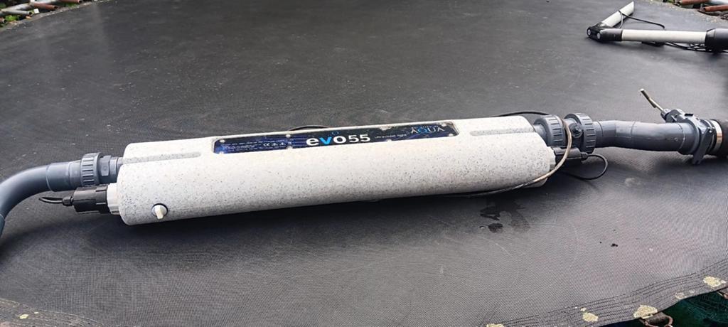 Lampe UV pour bassin à carpes koï, Enlèvement