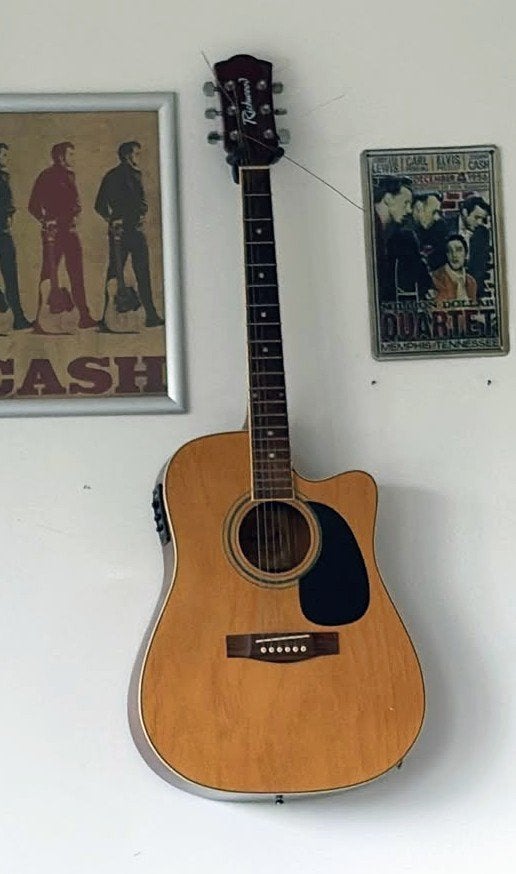 Semi-akoestische gitaar Richwood, Ophalen, Gebruikt, Western- of Steelstringgitaar
